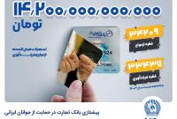 پیشتازی بانک تجارت در حمایت از جوانان ایرانی با تسهیلات 14.2 همتی ازدواج و فرزندآوری