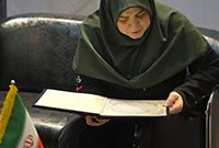 بازدید سخنگوی دولت از غرفه بانک ملی ایران در سی و ششمین نمایشگاه کتاب
