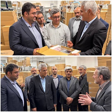 بازدید معاون وزیر ارتباطات و فناوری اطلاعات و مدیر عامل پست بانک ایران از طرح تسهیلاتی سامانههای نوآوری ارتباطات سینا بازدید معاون وزیر ارتباطات و فناوری اطلاعات و مدیر عامل پست بانک ایران از طرح تسهیلاتی سامانههای نوآوری ارتباطات سینا