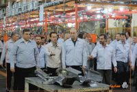 بازدید مدیرعامل گروه خودروسازی سایپا از روند تولید ایدکوپرس و ایران کاوه