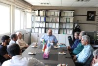 دیدار صمیمی مدیر عامل شرکت آب منطقه‌ای کردستان با هیأت کشتی استان