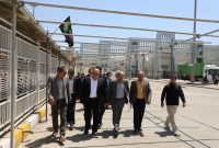 بازدید رئیس ستاد اربعین وزارت نیرو از پروژه‌های صنعت آب و برق مرز باشماق
