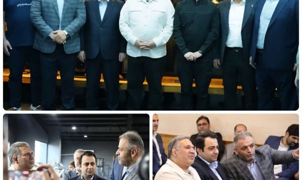 رئیس کمیسیون اقتصادی مجلس و مدیرعامل بانک صادرات ایران در اردوی ملی‌پوشان وزنه‌برداری/ اهدای نشان ویژه فدراسیون وزنه‌برداری به محسن سیفی به پاس حمایت از قهرمانان کشور